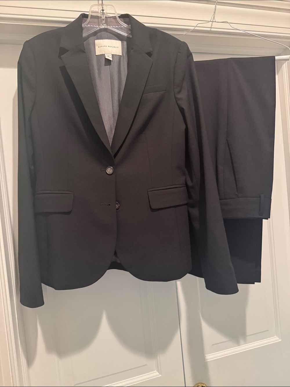Banana Republic Black Women's Blazer and Trousers Suit